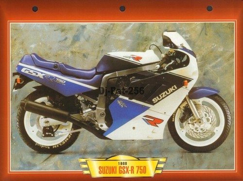 Fiche moto suzuki - gsx-r, 750