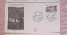 ENVELOPPE 1ER JOUR   - NUMEROTEE FDC- CARENNAC  -1991