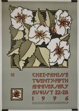 Lance Goines David Chez Panisse twenty-fifth anniversary 1996 Affiche Originale