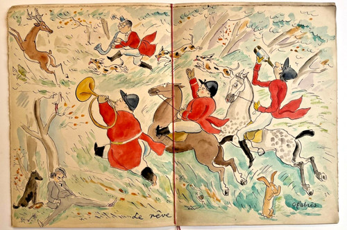 Oscar fabres chasse 1930 - oscar,