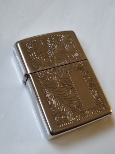 Zippo venetian silver plate - silver,