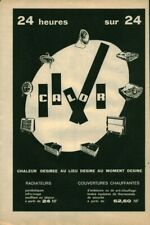 Publicité ancienne chauffage Calor 1961 issue de magazine