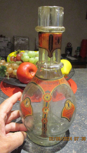 Ancienne bouteille cusenier - bouteille,