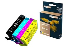 Cartouche pour HP 364XL compatible Noir + Couleur x 4 QUALITONER