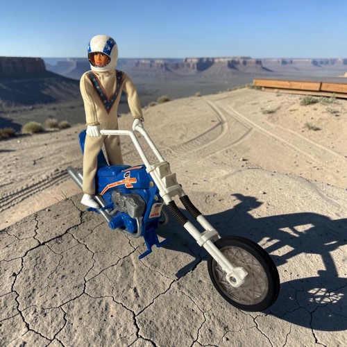 Vintage evel knievel figure - vintage,