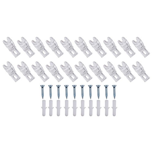 Crochets fixation rideaux - crochets, de
