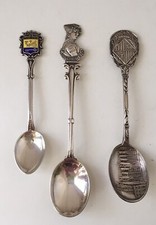 Lot 3 cuillères collection Argent Souvenir voyage 