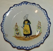 Assiette "Populaire" décor