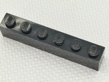 LEGO 3009 BRIQUE NOIRE 1X6 PAR