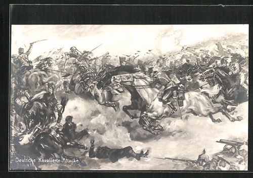 Carte postale attaque - , de