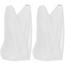 2pcs robes de mariée manches détachables