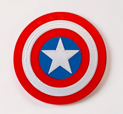 Plaque logo bouclier captain - plaque,