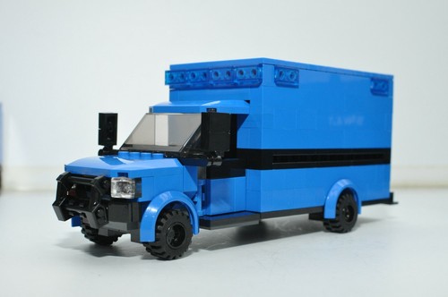 Swat truck cop suv blue - swat,