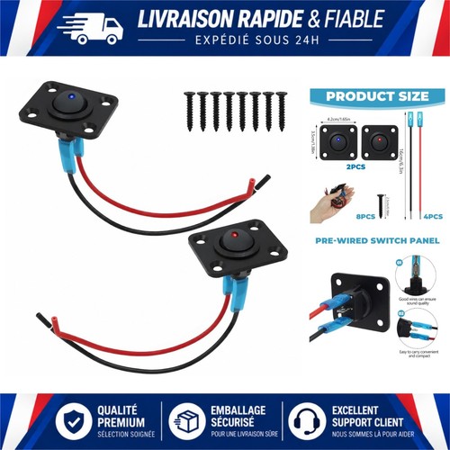Interrupteur bascule 12v - interrupteur,