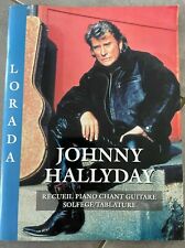 JOHNNY HALLYDAY LIVRE MUSIQUE SOLFEGE PIANO LORADA