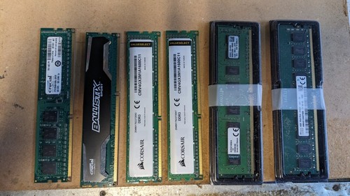 Barrettes mémoires 4go ddr3 - mémoires,