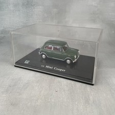 Véhicule voiture miniature mini cooper 1/43 verte avec boite Hongwell