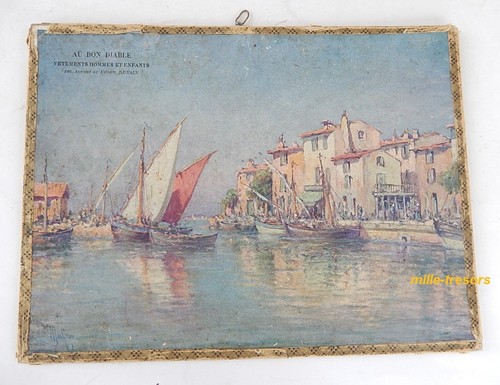 Ancien carton publicitaire - ancien,