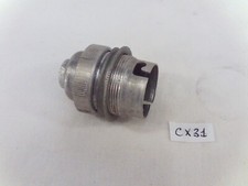 ancienne Douille B22 alu et porcelaine chemise filetée pas de 10,85 mm (CX31)