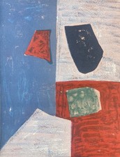 LITHOGRAPHIE ORIGINALE - SERGE POLIAKOFF  - PONS - 1958