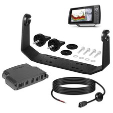 Gimbal Mount + Cable Collector Tray + Power Cord Kit For Humminbird Helix 8/9/10
