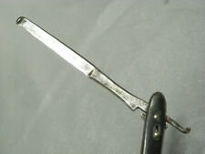 ANCIEN RARE COUTEAU POCHE TAILLE PLUME CRAYON NOTAIRE PLIANT GRATTE PAPIER KNIFE