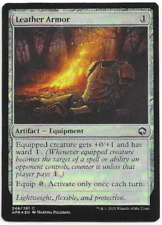mtg magic Leather Armor FOIL ENGLISH Armure de cuir forgotten 2 available