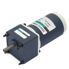 DC 12V 15W Permanent Magnet Reduction Gear Motor 8mm Shaft Adjustable Speed