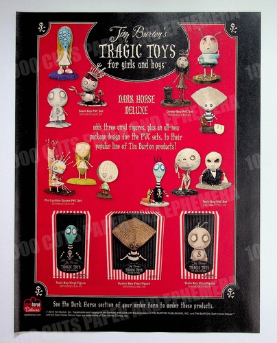 Tim burton tragic toys - burton's,