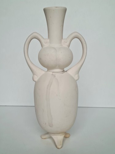 Vase faïence terre crue