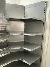 Tegometall Angle Intérieur Étagère Murale Etagère D'Angle de Magasin 2x 45° Coin