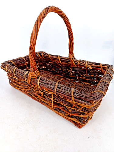 Ancien panier osier marche - osier,