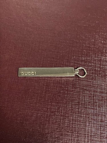 Gucci logo plate charm argent - plate,