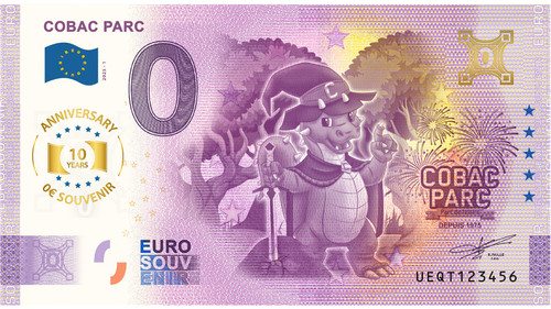 Billet souvenir 2025 france - billet,