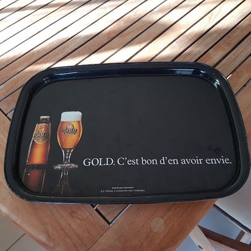Plateau publicitaire biere