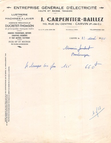 1955 entreprise generale - 1955, d