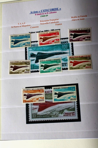 Timbres série concorde 1969 - timbres,,