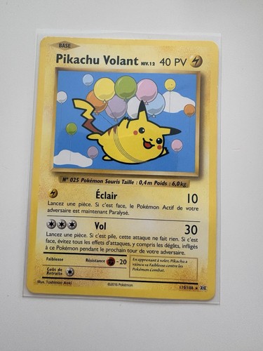 Pikachu volant 108 fr - pikachu,