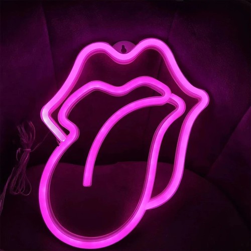 Enseigne néon bouche - , sexy