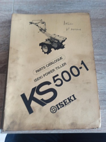 Livret piece iseki ks500 - iseki,