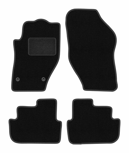Tapis sol velours noir - velours,