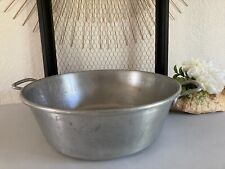 325⚜️ Ancienne Grande Bassine en Aluminium Tournus Unis France 36  Hauteur 13 Cm