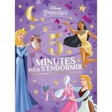 Livre DISNEY PRINCESSES - 5 Minutes pour S'endormir - 12 Histoires avec les Pri