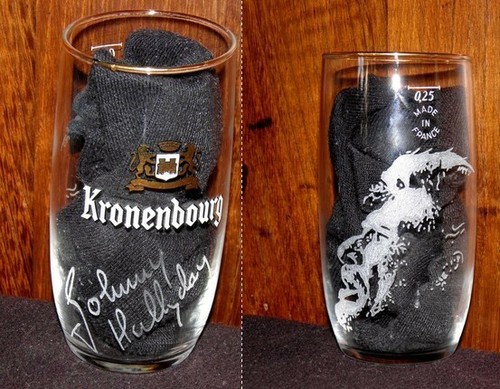 Verre bière kronenbourg - bière,