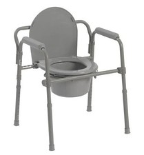 Commode  Folding Steel 3-in-1