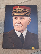 Un portrait " Maréchal Pétain ww2 " militaria.