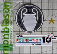 Pack 3 Patchs Officiels UCL PSG (Mon Blason) | Champion pour Saison 2025 / 2026