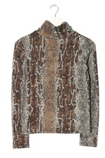 ZARA Pull-over à col roulé Dames Pull T EU 36 brun style décontracté