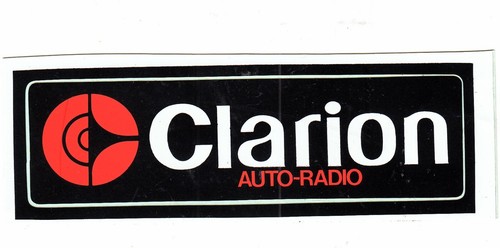 Autocollant clarion sticker - clarion,