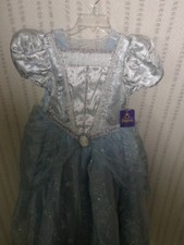DISNEY STORE Princess Deluxe CINDERELLA Gown Costume 10/12 GIRLS LARGE new RARE